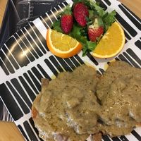 Vegan biscuits and gravy. at Lamplighter - Addison St in Richmond