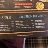 Menu at Anton Arms in Andover