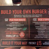 Menu at Anton Arms in Andover