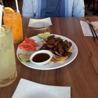 Shaking mushroom 😋plus homemade fresh fruit drinks 🍹   at Thanh Thanh Cafe in San Francisco