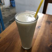 Banana pineapple coconut deliciousness  at Lazuli in Zanzibar