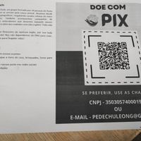 Donation Qr code at Mato Bar in Porto Alegre