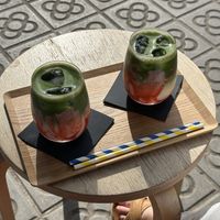 Outside seating  at Bonsai Coffee & Matcha in Barcelona