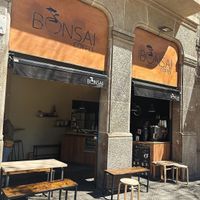 Entrance  at Bonsai Coffee & Matcha in Barcelona