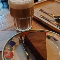 Chocolate Cherry cake at De Koffieschenkerij in Amsterdam