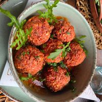 Falafel at La Pergola in Marrakech