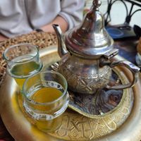 Moroccan mint tea at La Pergola in Marrakech