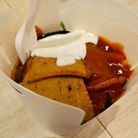 Vegan seitan box at My Gemüse Döner in Dusseldorf