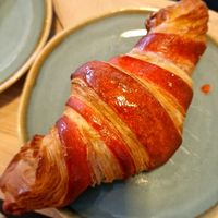 Croissant de framboesa at LOVE green in Viseu