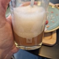 Vanilla latte at LOVE green in Viseu
