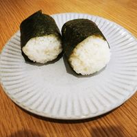 Onigiri with tuna vegan at Hachidori Table - ハチドリTable in Kyoto