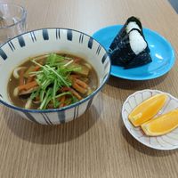Good Udon and Plum onigiri at Hachidori Table - ハチドリTable in Kyoto