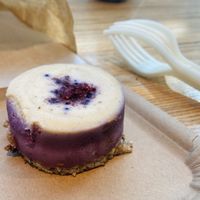 Vegan Blueberry cheesecake  at Goodies Berlin - Schlachtensee in Berlin