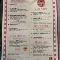 menu!  at Val's Vegan Kitchen in San Diego