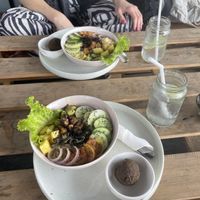 Poke Bowl and Lemon Soda   at Organica Lounge Kandy in Kandy