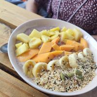 smoothie bowl at Organica Lounge Kandy in Kandy