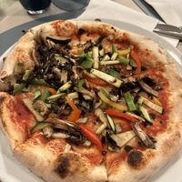 Pizza vegetariana without cheese  at Pool Bar & Restaurant Oliva in Pula