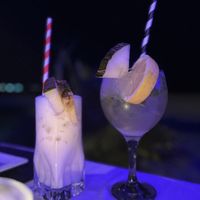 Cocktails  at Cafe Paris in Santa Pola