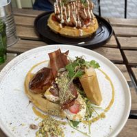 Vegan James, Jules & the giant peach  at Utter Waffle - Balham in South West London