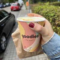 Great Kurkuma Latte   at Goodies Berlin - Globetrotter - Maybe closed in Berlin