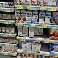 Milk alternatives   at Conad in Vlora