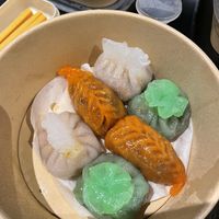 Dim sum assortment  at Tofu Vegan - Charlotte in London