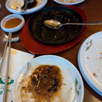 Brutal honesty: I remembered to take a picture when everything was gone 😅 at Tofu Vegan - Charlotte in London