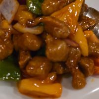 Shiitake and oyster mushroom and tofu at Tofu Vegan - Charlotte in London