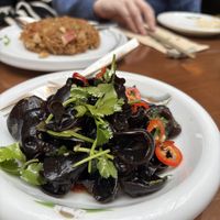 Cloud ear fungus salad - really recommend this  at Tofu Vegan - Charlotte in London