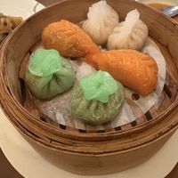 Mix of dim sum  at Tofu Vegan - Charlotte in London