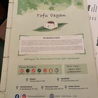   at Tofu Vegan - Charlotte in London