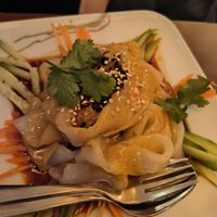 Potato noodles at Tofu Vegan - Charlotte in London