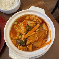 Kimchi tofu stew   at Tofu Vegan - Charlotte in London