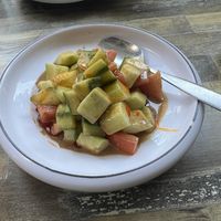 Spicy cucumber saladd   at Tofu Vegan - Charlotte in London