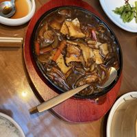 Mushrooms in black pepper sauce   at Tofu Vegan - Charlotte in London