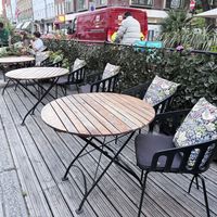 Outside tables  at Tofu Vegan - Charlotte in London