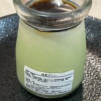 Matcha pudding  at MERCY Vegan Factory - Kyoto Station in Kyoto