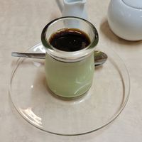 Matcha pudding at MERCY Vegan Factory - Kyoto Station in Kyoto