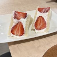 Strawberry sando - all vegan!   at MERCY Vegan Factory - Kyoto Station in Kyoto