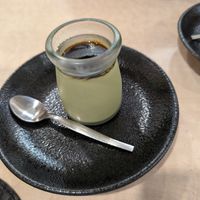 Matcha Pudding at MERCY Vegan Factory - Kyoto Station in Kyoto