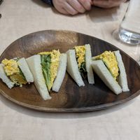 Vegan egg sandwich at MERCY Vegan Factory - Kyoto Station in Kyoto