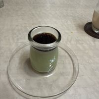 Match pudding with sweet syrup on top. Very tasty! I haven't had matcha much beforehand but loved this!  at MERCY Vegan Factory - Kyoto Station in Kyoto