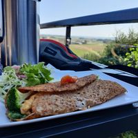 Vegan filling of the day at Café På Herrens Mark in Fur