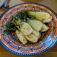 Bok choy at Joto Ramen in Nairobi