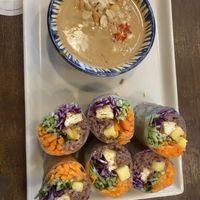 Salad rolls   at Everyday Vegan in Da Nang