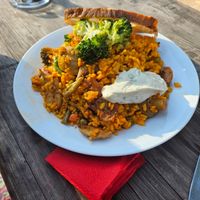 Vegane Paella at Caracan in Leipzig