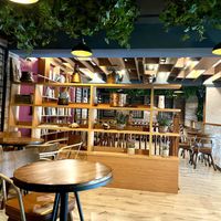 Upstairs of the cafe   at Shtëpia e Kafes Gimi in Berat