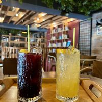 Lemonades with flavoured syrups   at Shtëpia e Kafes Gimi in Berat
