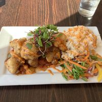 Bang bang cauliflower  at The View at Monktonhill Farm in Prestwick