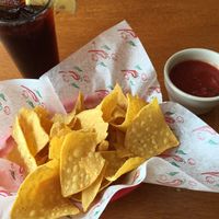 Complimentary chips & salsa at El Loro in Eagan
